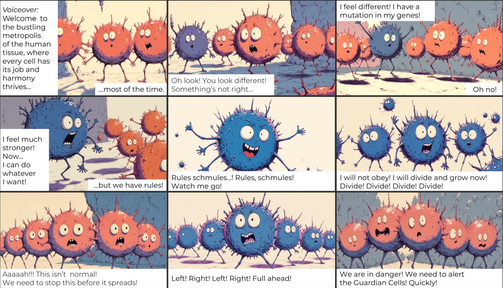 The Rebellious Cell - Scientific Visualization